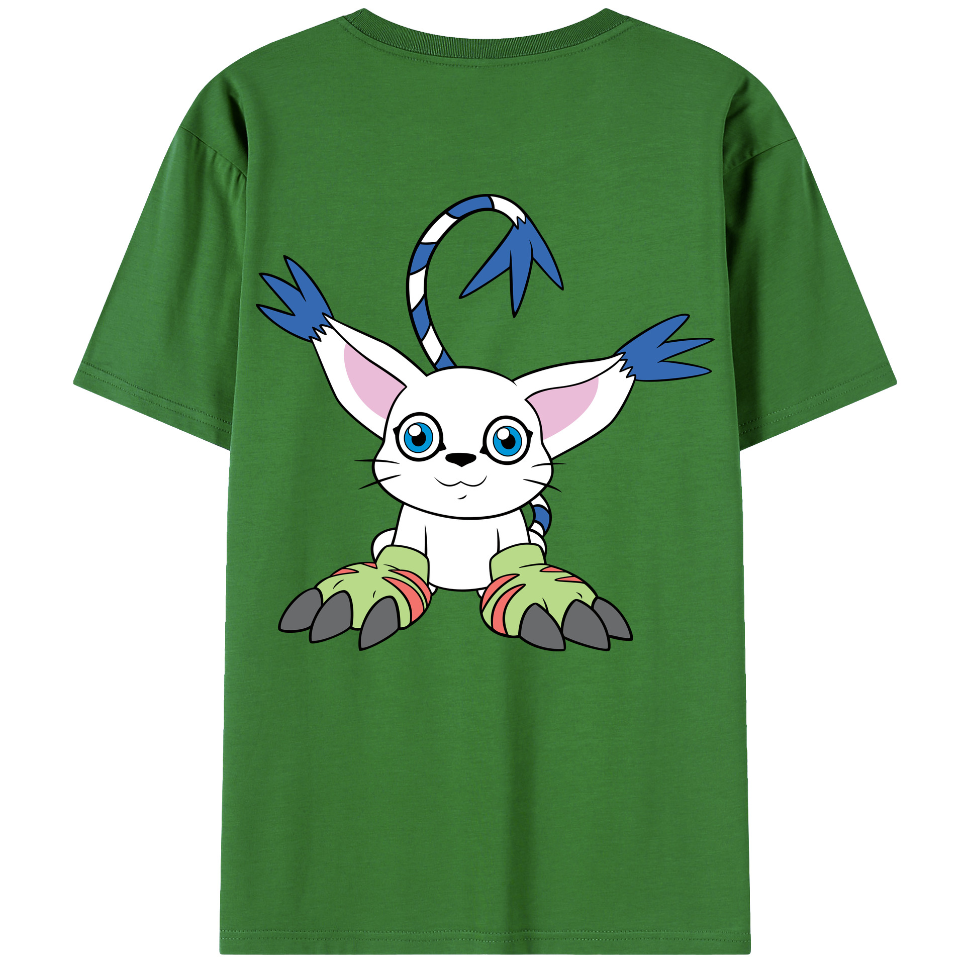 （画像用） Digimon デジタルモンスター/デジモン レディース半袖Tシャツ(バックプリント)